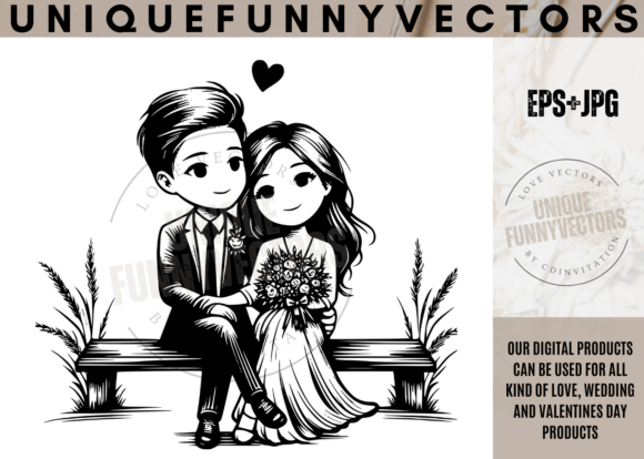 Bringing Romance to Life: The Charm of Love and Wedding Illustrations 276
