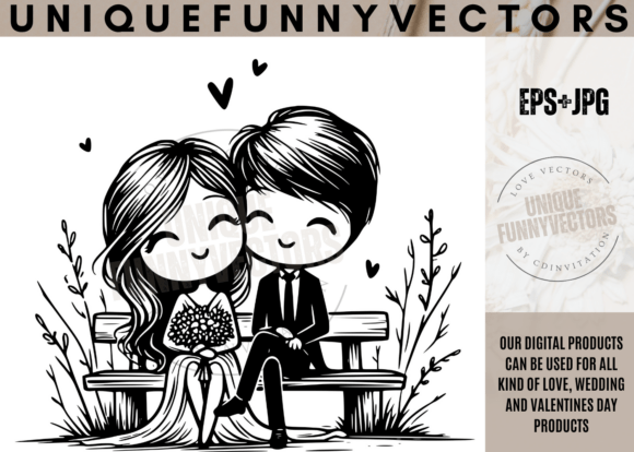 Celebrate Love with Charming Romantic Wedding Art for Couples 389