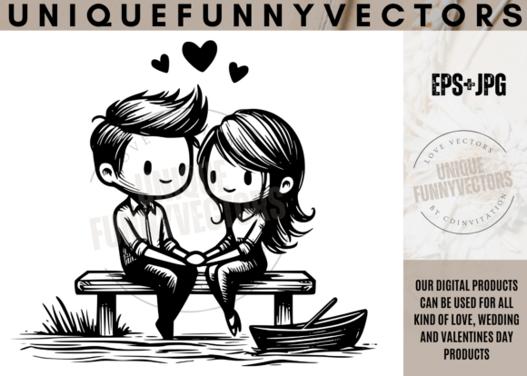Charming Characters for Your Wedding and Love Projects