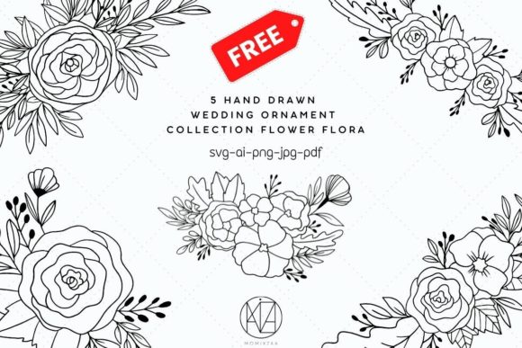 Free Hand Drawn Wedding Ornament: A Designer's Essential Toolkit