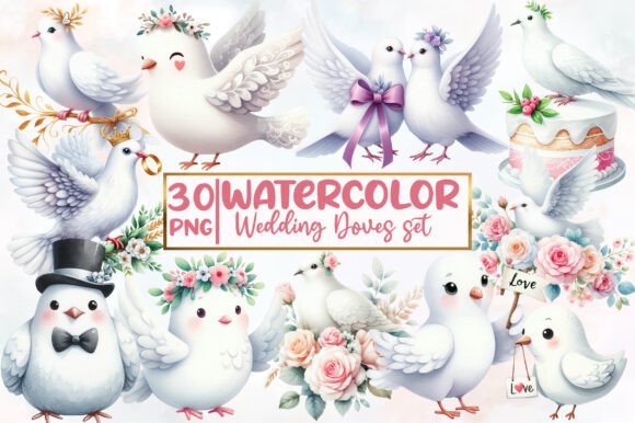 Timeless Romance: Using Wedding Doves in Your Design Projects
