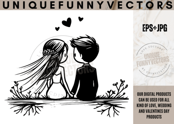 Wedding Couple SVG: Designing with Love-Filled Vectors