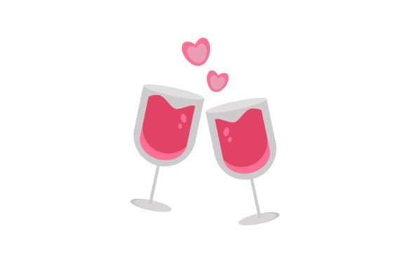 Wedding Love Drink Vector Art: A Toast to Elegant Design